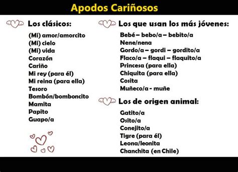 apelativos cariñosos originales|Lista de Apelativos Cariñosos: Ideas Creativas para Llamar a